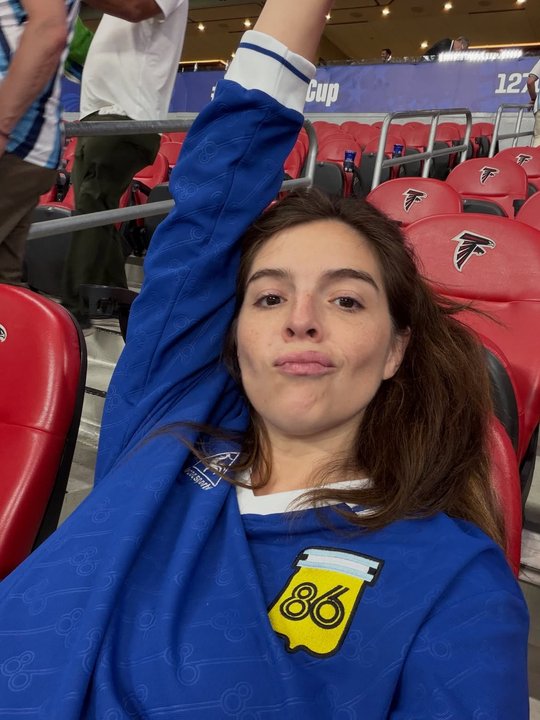 “No paro de llorar, te extraño”: Dalma recordó a Diego Maradona tras el triunfo ante Inglaterra