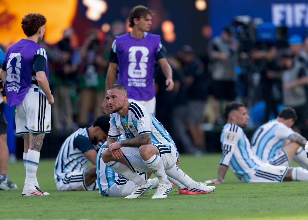 Argentina vs. España: la fuerte pelea entre Paredes, Eric García y Gavi