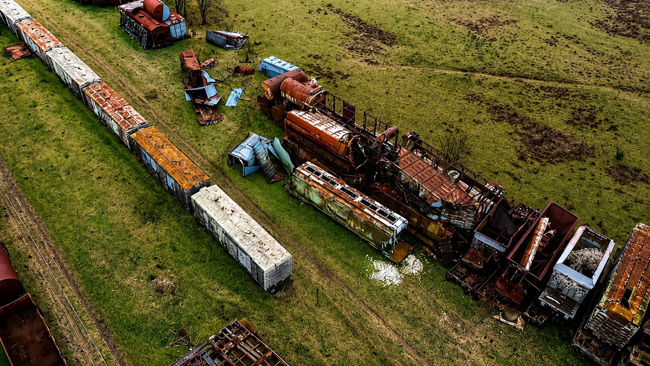 El cementerio de trenes más grande de Argentina: dónde queda y cómo visitar sus locomotoras abandonadas