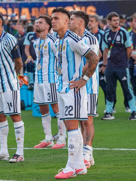 Lautaro Martínez sobre la final: “Me hubiese gustado intentar ayudar adentro de la cancha“