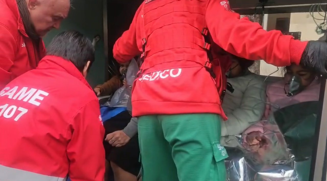 Operativo en Boedo por posible intoxicación por monóxido: seis pacientes trasladados
