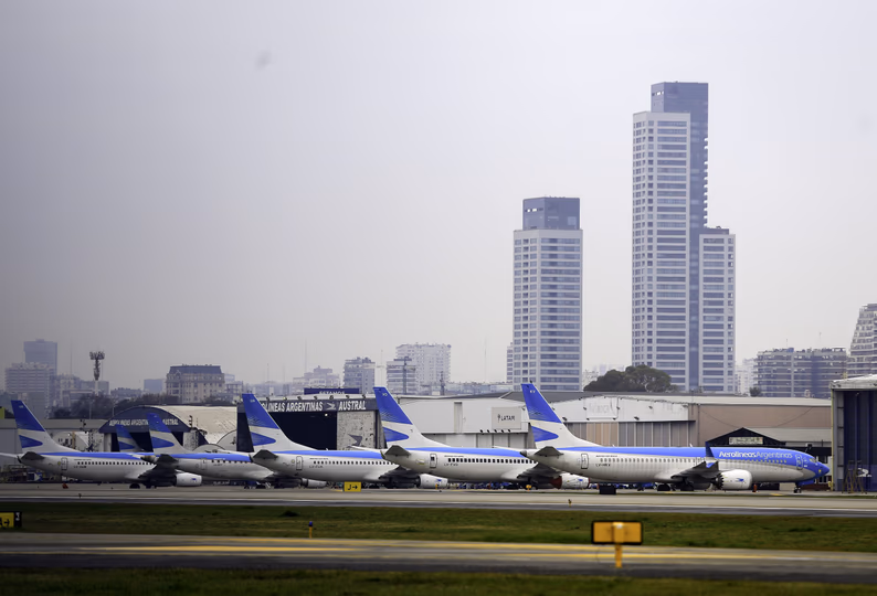 Aerolíneas Argentinas.