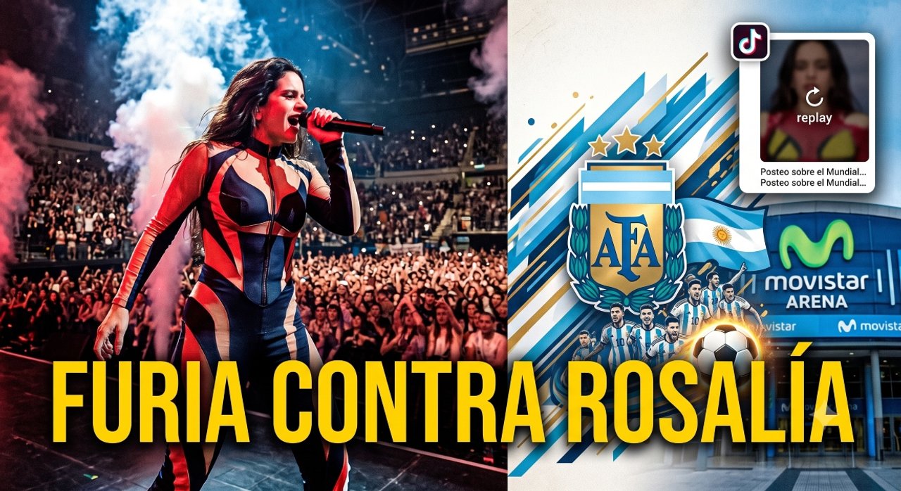 Crece el repudio a Rosalía: fanáticos venden sus entradas tras su polémico posteo sobre la Selección