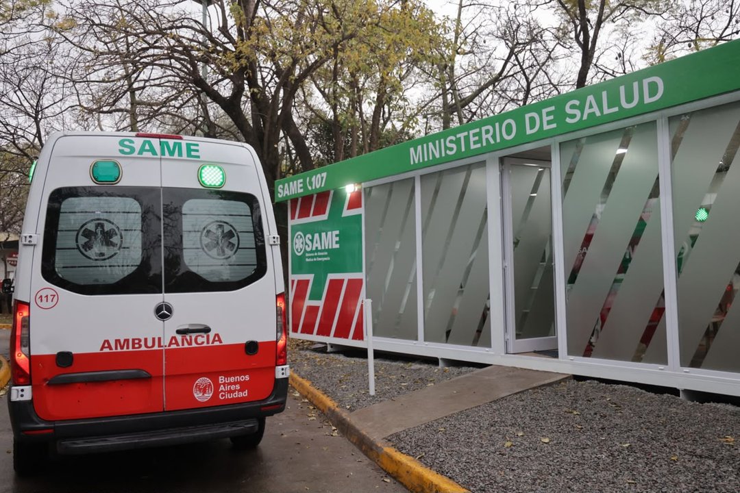 Ciudad abrió en Liniers una nueva base estratégica para rescates y emergencias del SAME