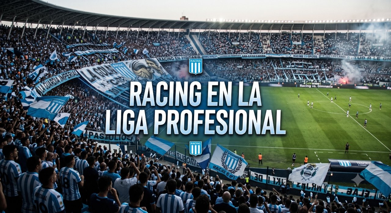 Plantel de Racing Club preparándose para sus próximos partidos por la Liga Profesional