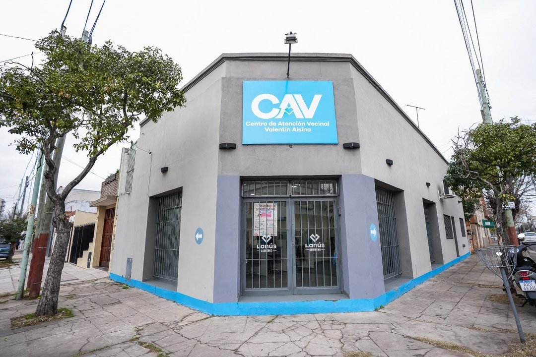 Lanús inauguró una nueva sede del Centro de Atención Vecinal en Valentín Alsina
