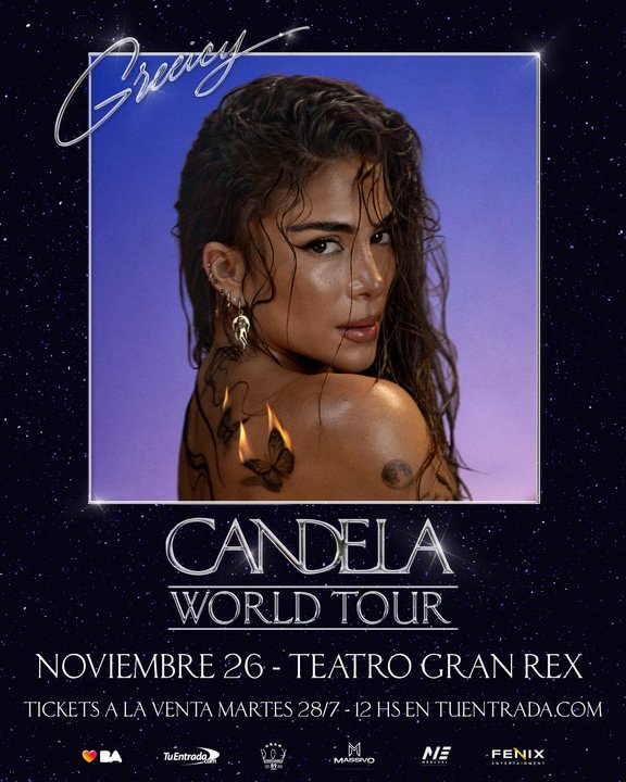 Greeicy regresa a la Argentina con su tour "Candela"