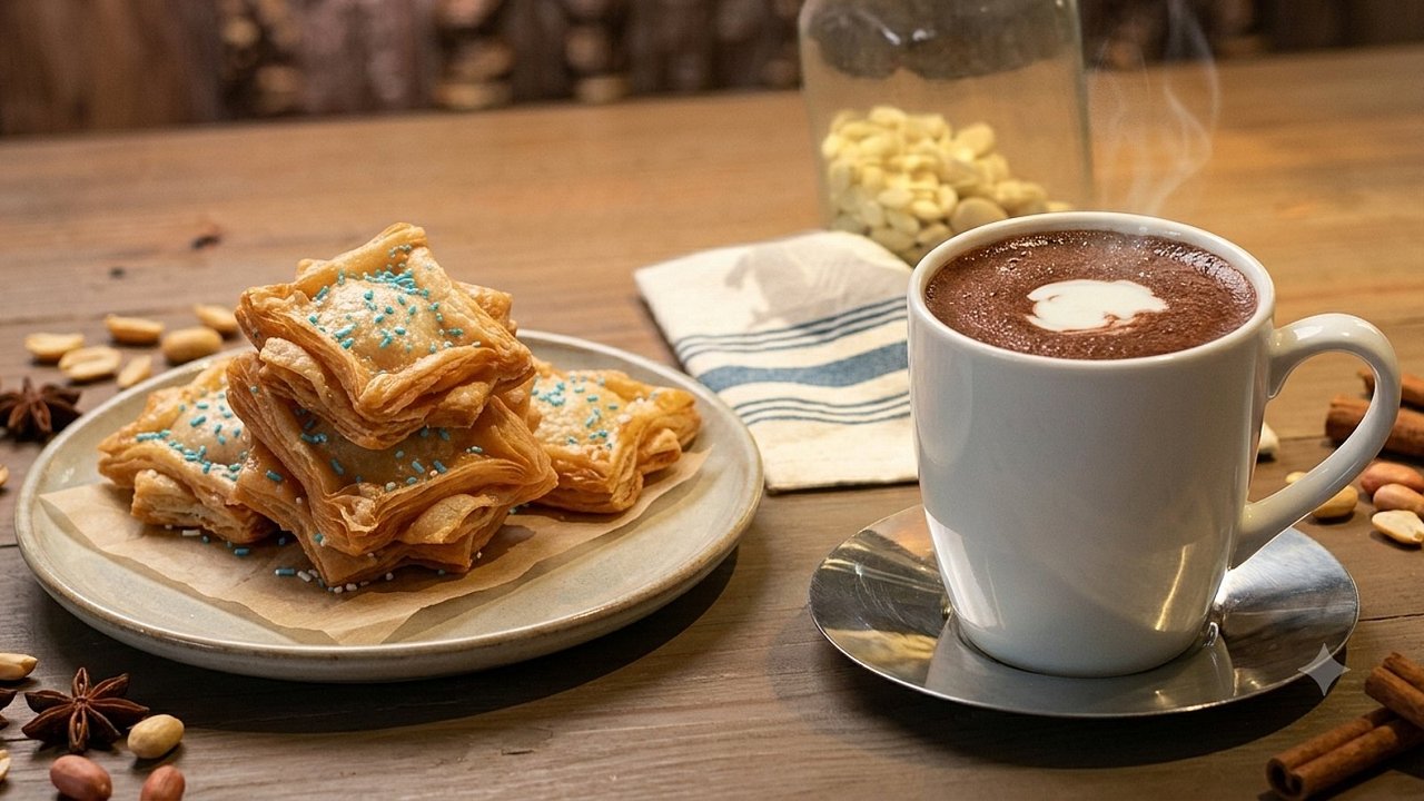 Pastelitos y chocolate caliente en la Fiesta de Tapalqué