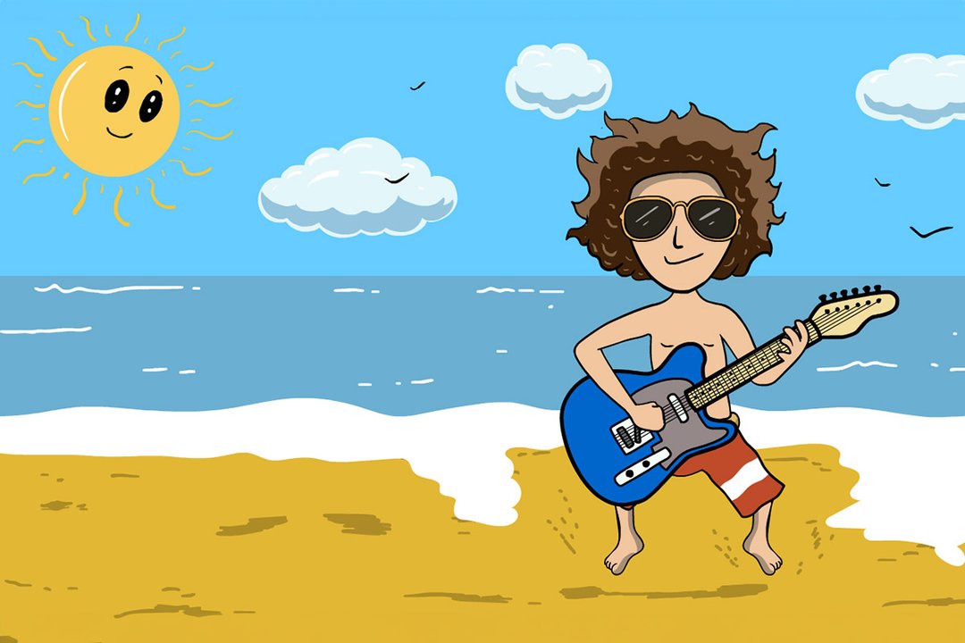 Escena del espectáculo infantil inspirado en canciones de Andrés Calamaro