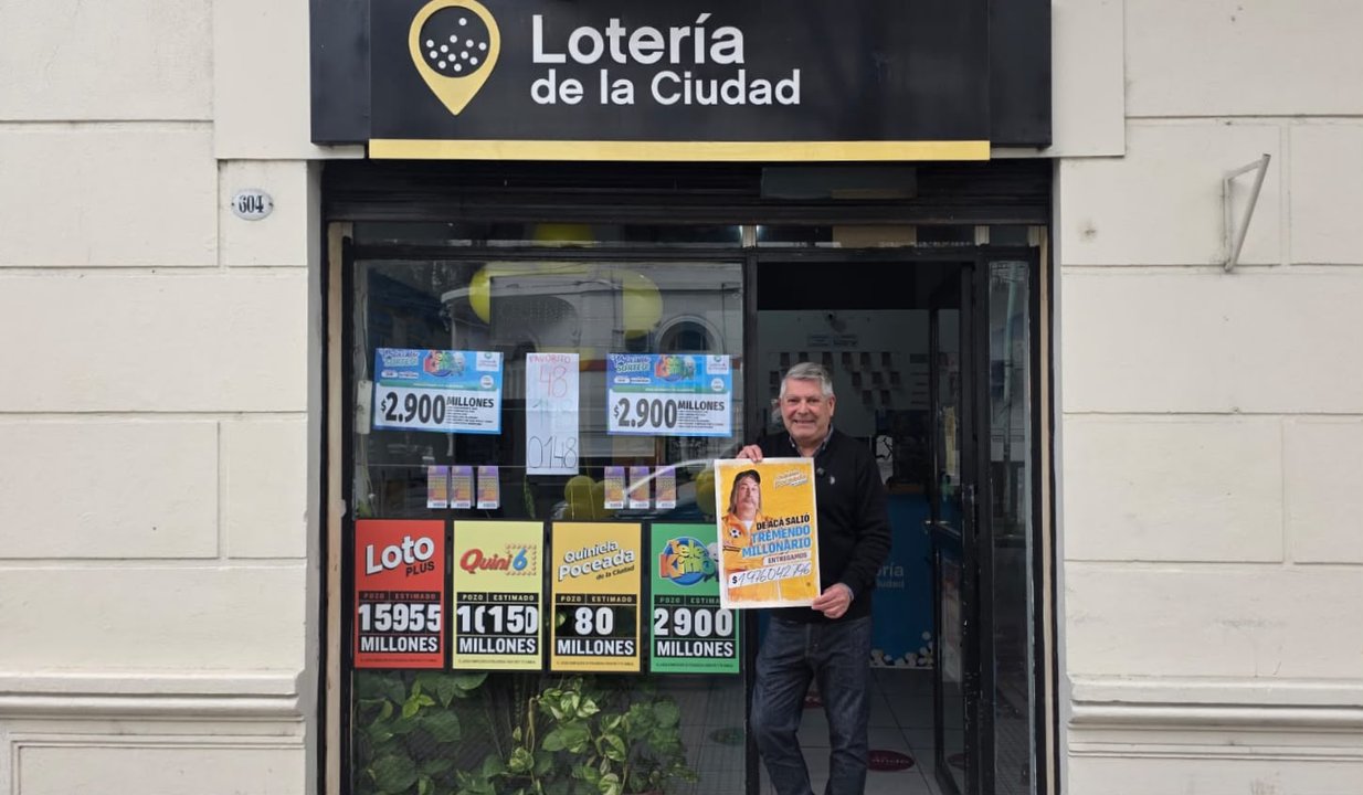Ganó el premio de su vida en la Quiniela Poceada de la Ciudad: casi 2 mil millones de pesos