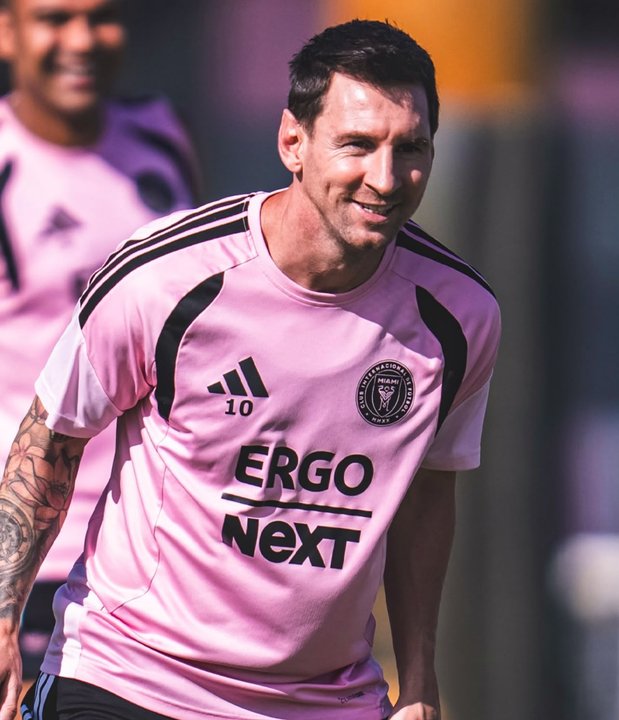 Diez días después de la final del Mundial 2026, Messi volvió a entrenarse con el Inter Miami