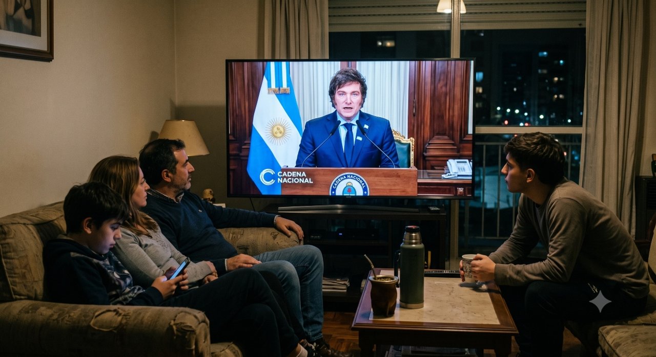 Rating de la cadena nacional de Milei: cuánto midió y el dato inesperado que sorprendió a la televisión