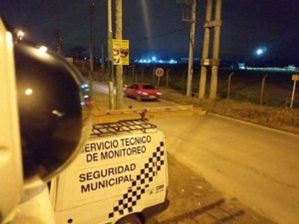 Cabina de fotomulta en una ruta bonaerense