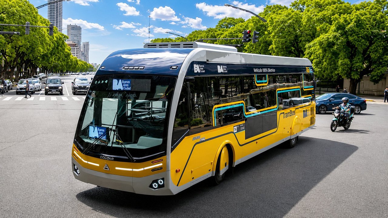 Llega el Trambús: cómo es el colectivo eléctrico que conecta cinco líneas de subte sin pasar por el centro