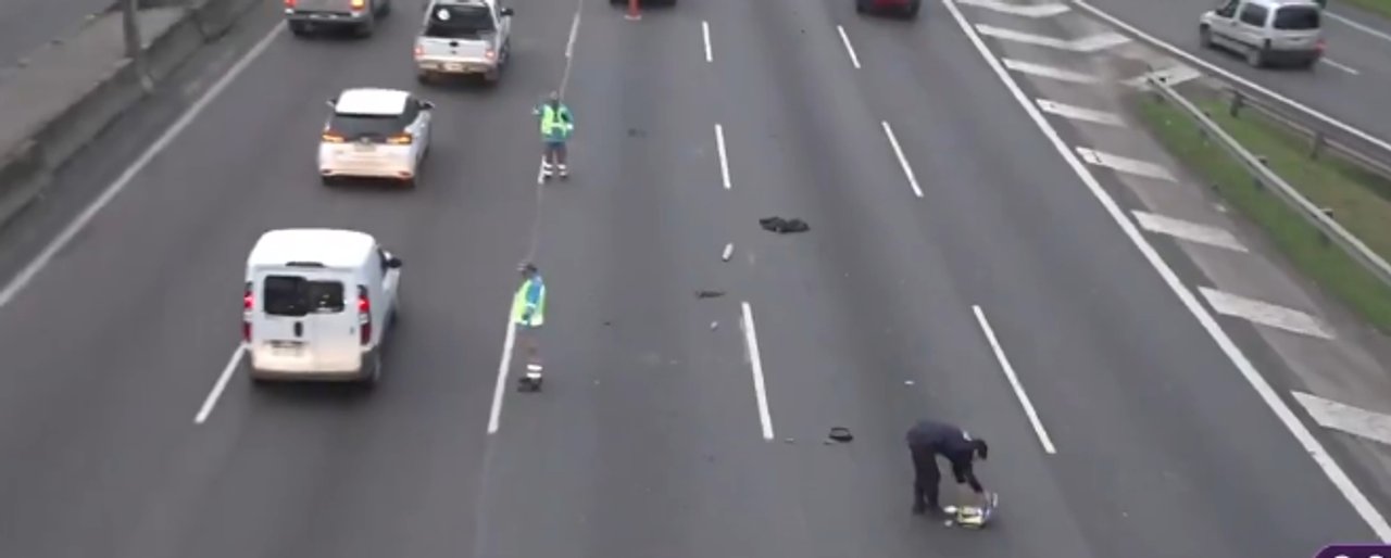 Colapso en Panamericana por una persona atropellada
