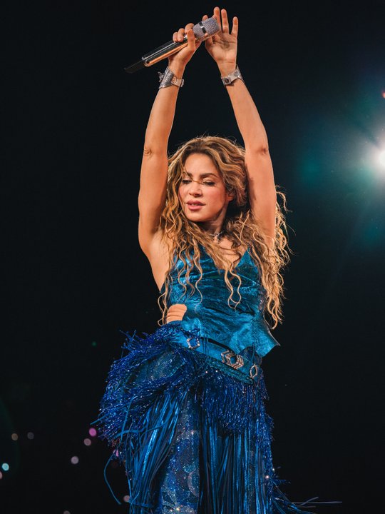 Shakira en el cierre de su gira en Estados Unidos