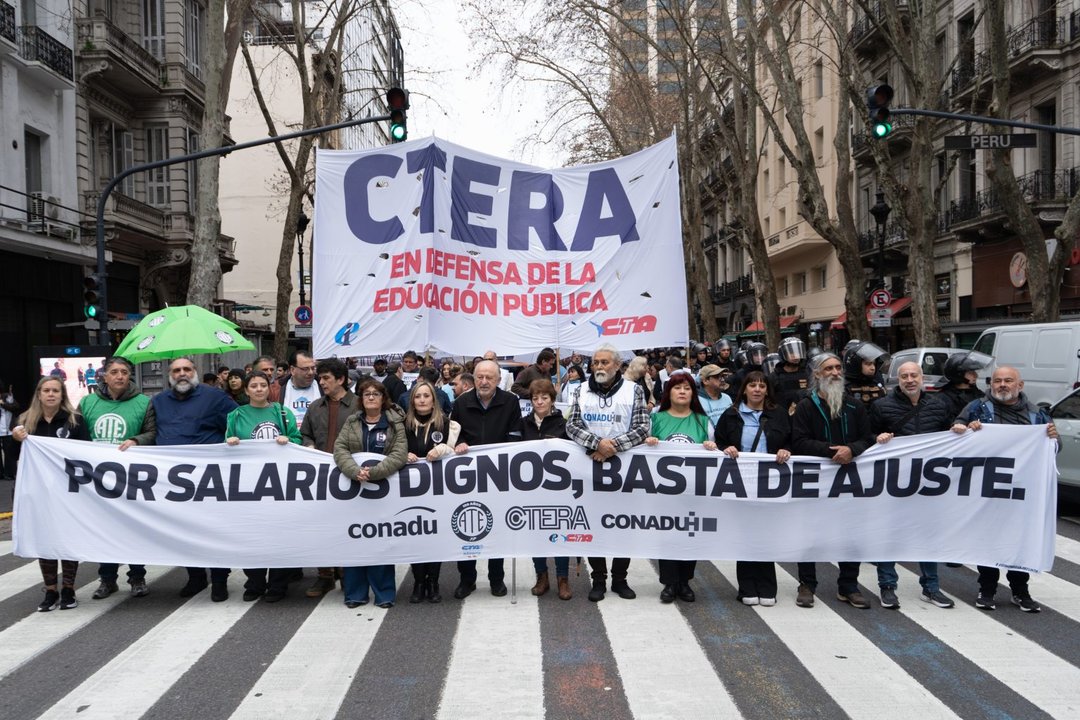 Paro docente: el Gobierno cruza a CTERA y habla de acatamiento dispar