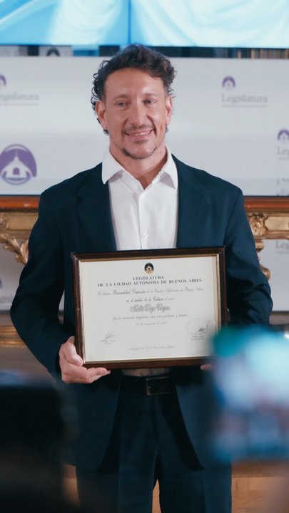 Nico Vázquez fue declarado Personalidad Destacada de la Cultura de la Ciudad de Buenos Aires