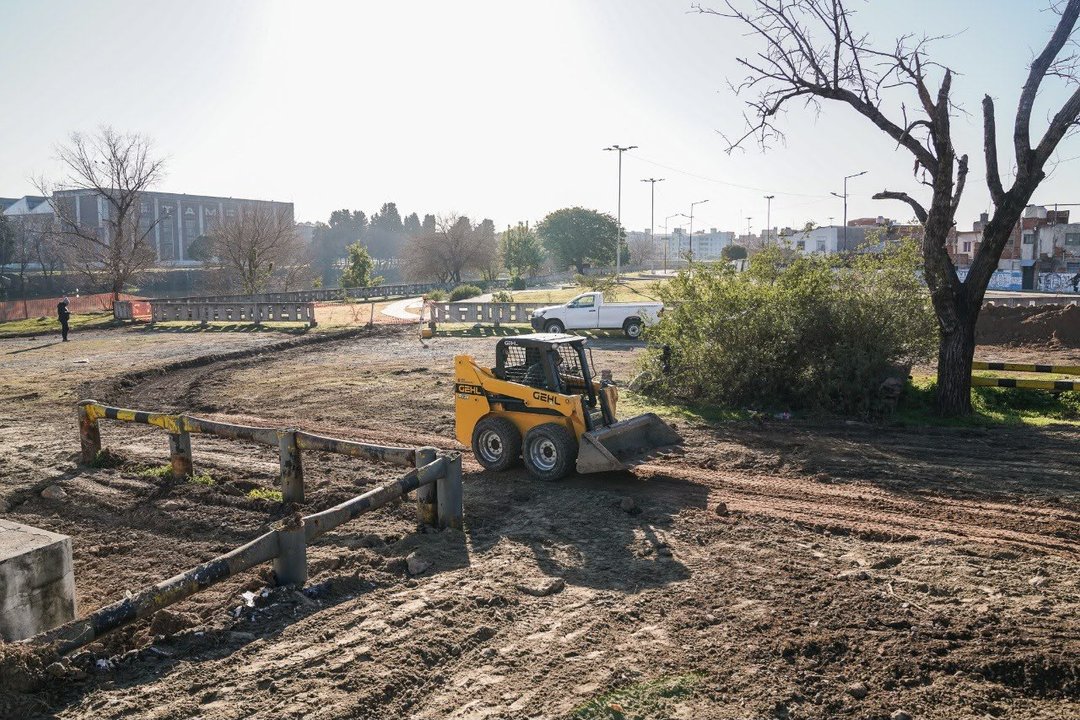 Lanús avanza con las obras del Distrito La Ribera para transformar el Paseo de la Ribera