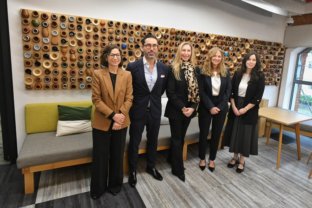 Karina Milei junto a directivos de Google en las oficinas de Buenos Aires