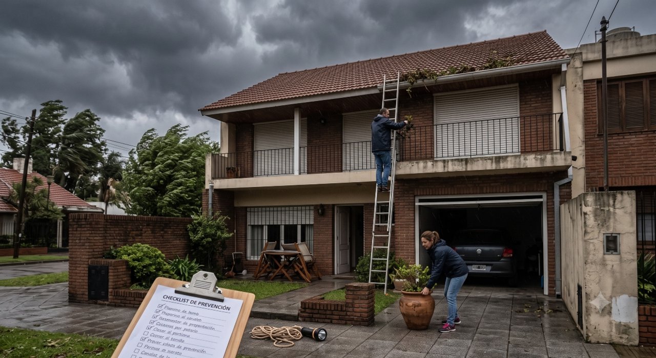 Checklist de prevención en el hogar para tormentas severas: qué hay que hacer este jueves