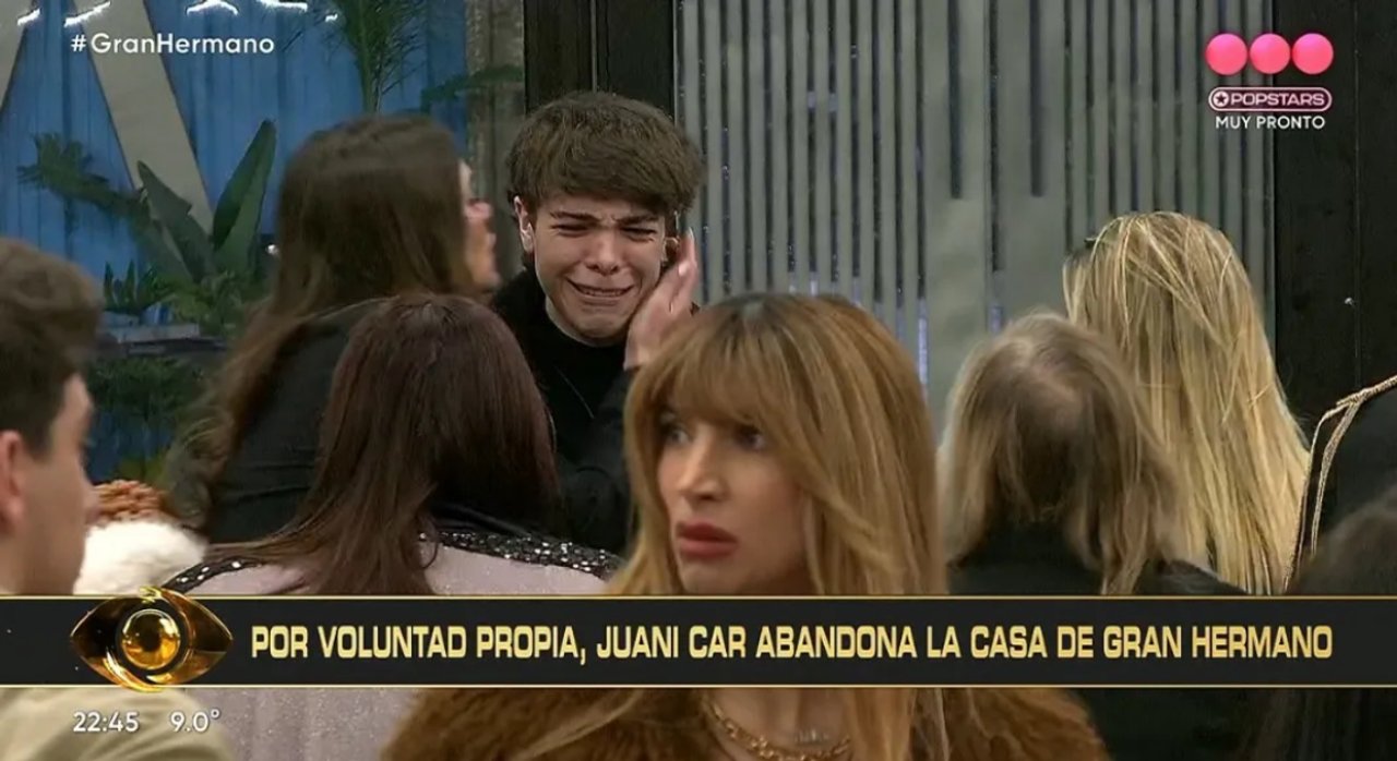 Momento desgarrador en Gran Hermano: Juanicar abandonó la casa por un problema de salud de su mamá