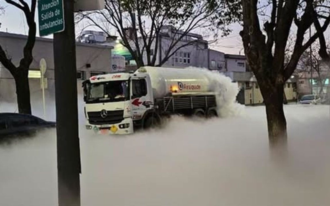 Alerta por derrame de oxígeno líquido en Monte Castro