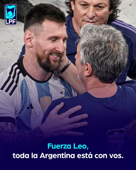La Liga Profesional se une al dolor de la familia Messi tras la muerte de Jorge