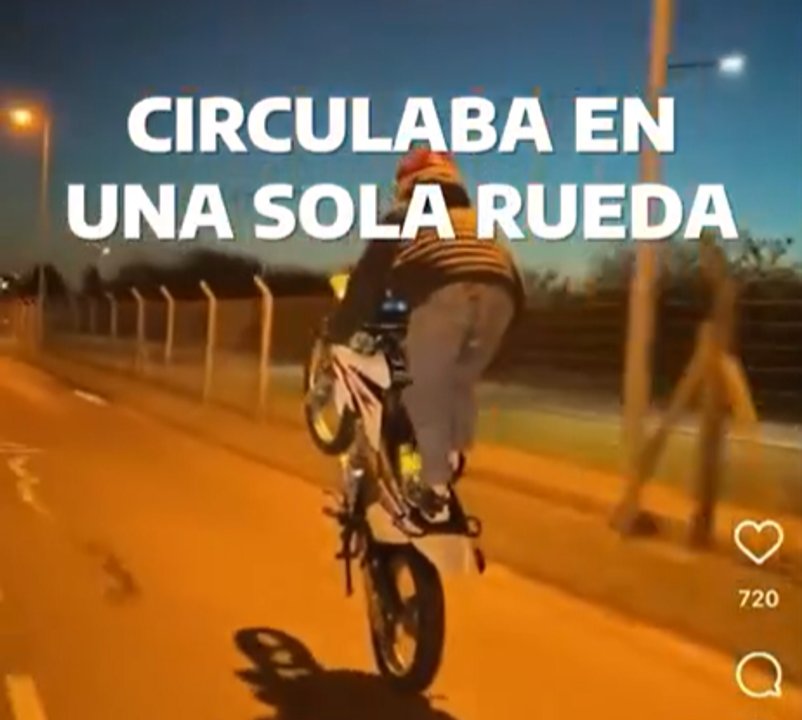 Inhabilitaron la licencia a un motociclista hasta 2099 por realizar maniobras peligrosas en la provincia de Buenos Aires