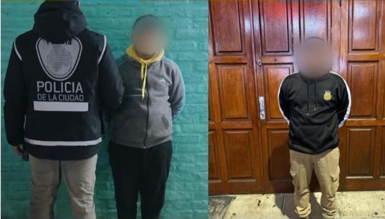 Detenidos dos fugitivos por robos en los controles del partido Argentinos Juniors-Racing