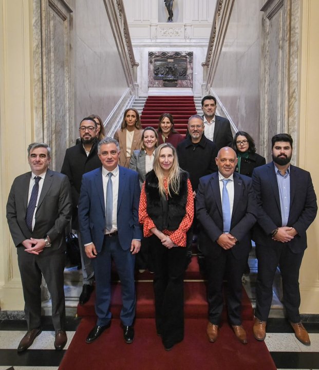 Karina Milei en reuniones con legisladores bonaerenses de La Libertad Avanza en Casa Rosada