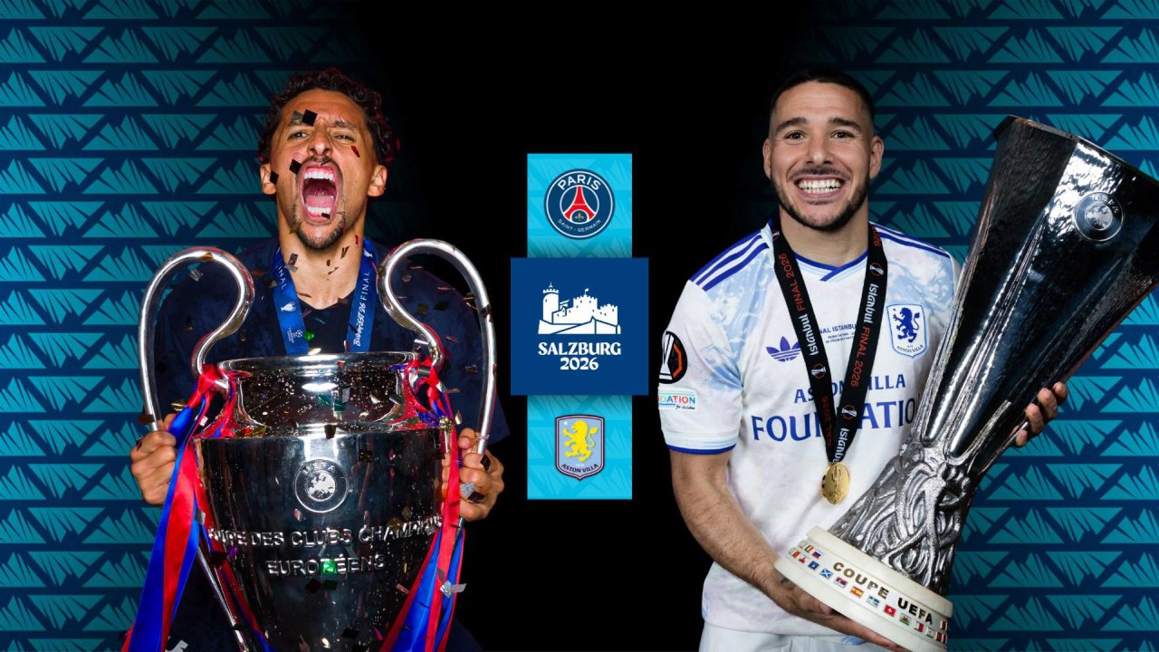 PSG y Aston Villa se enfrentan por la Supercopa de Europa 2026