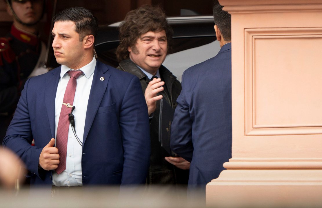 Javier Milei en la quinta presidencial de Olivos