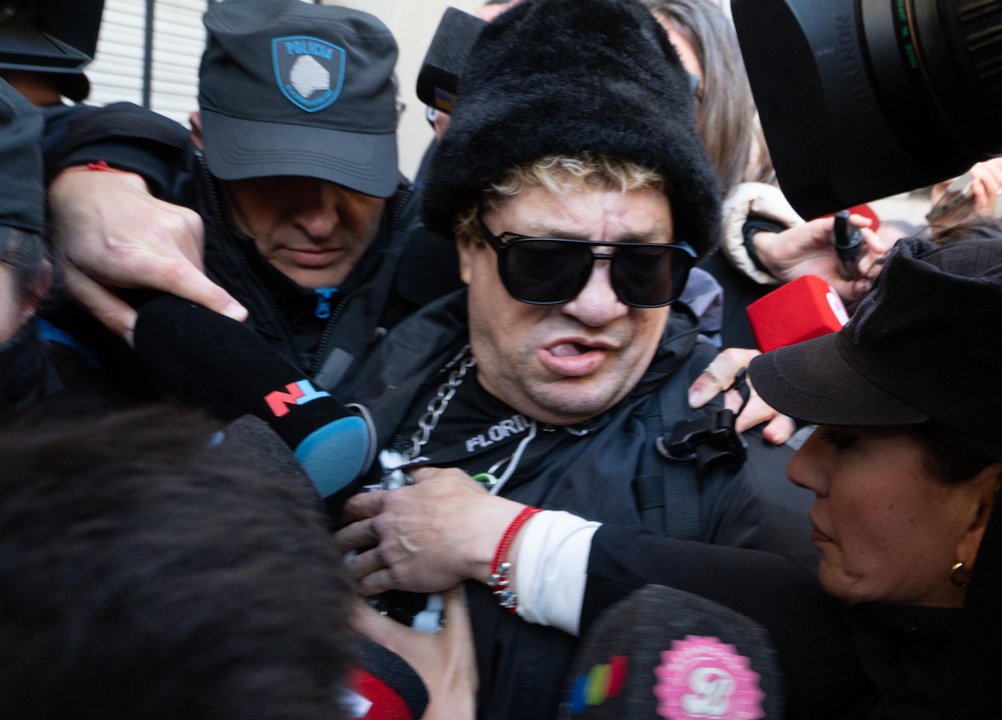 Cristian 'Pity' Álvarez durante una de las audiencias del juicio oral