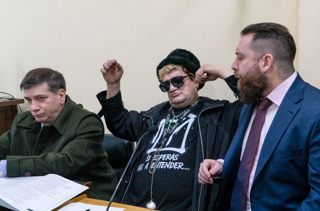 Cristian 'Pity' Álvarez durante el juicio por homicidio