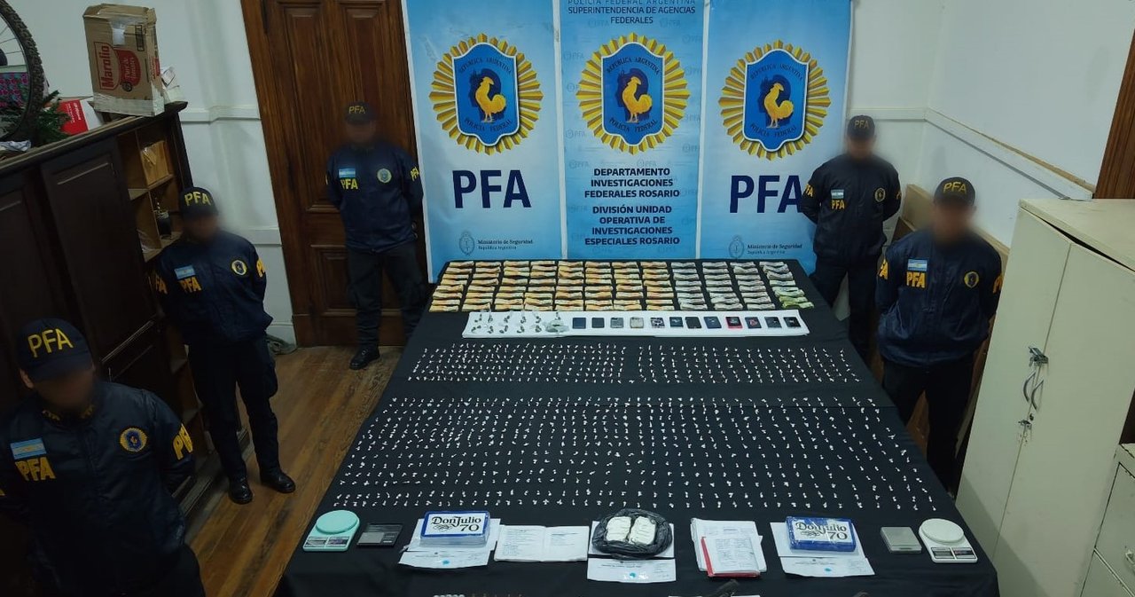 Operativo antidrogas en Rosario