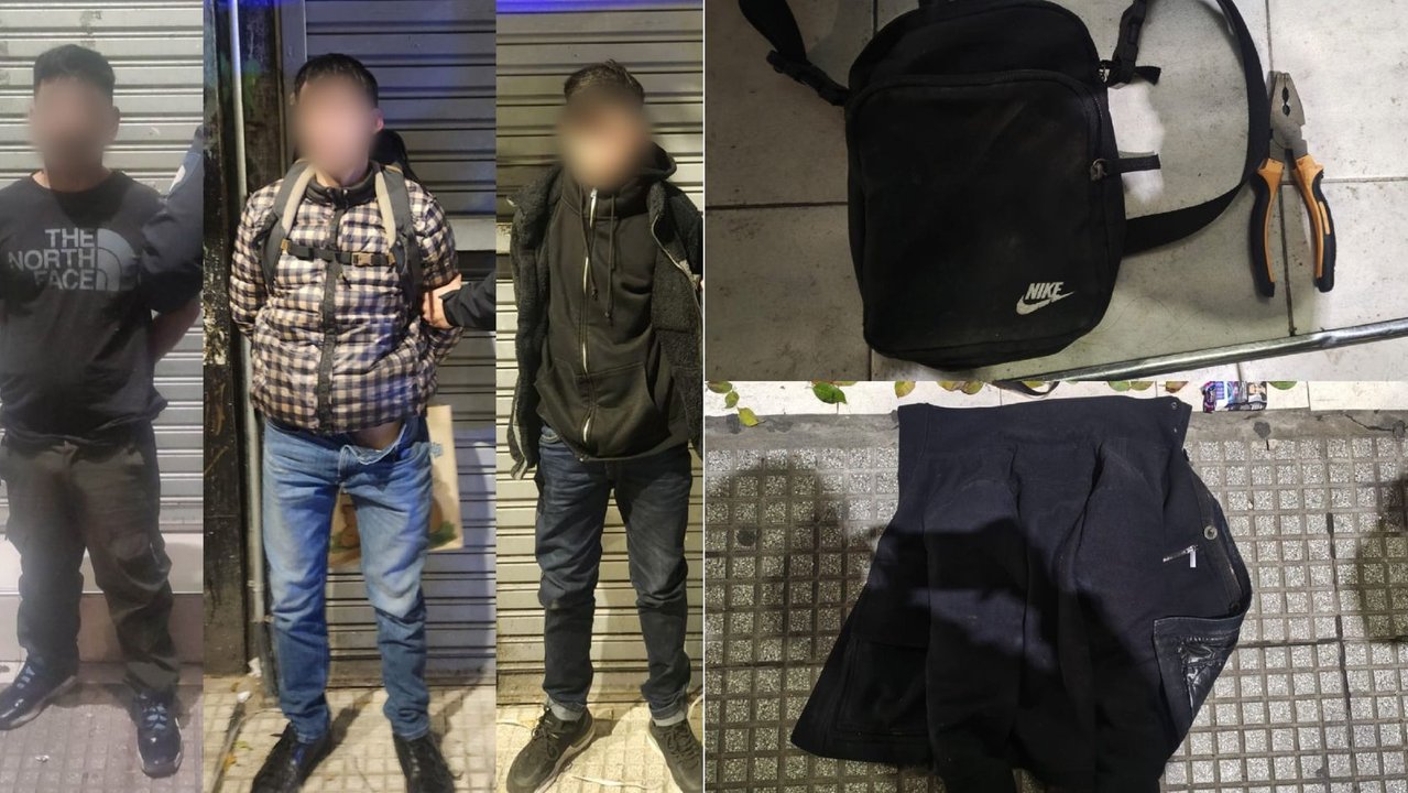 Capturan a tres ladrones chilenos tras un asalto en Balvanera