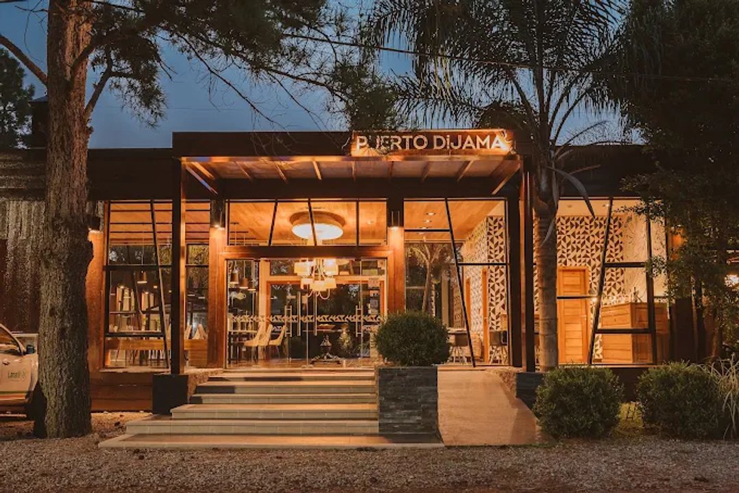 Vista del hotel boutique Puerto Dijama en Carmelo, Uruguay