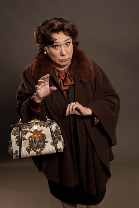 Betiana Blum durante la promoción de la obra La ratonera