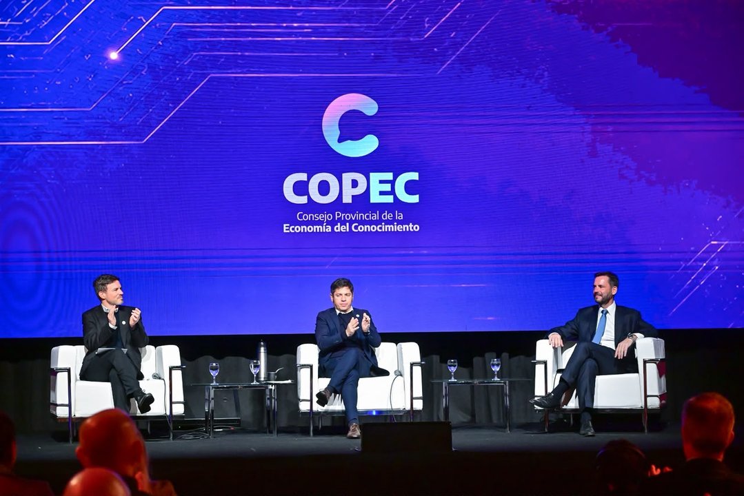 Axel Kicillof en el lanzamiento del Consejo Provincial de Economía del Conocimiento