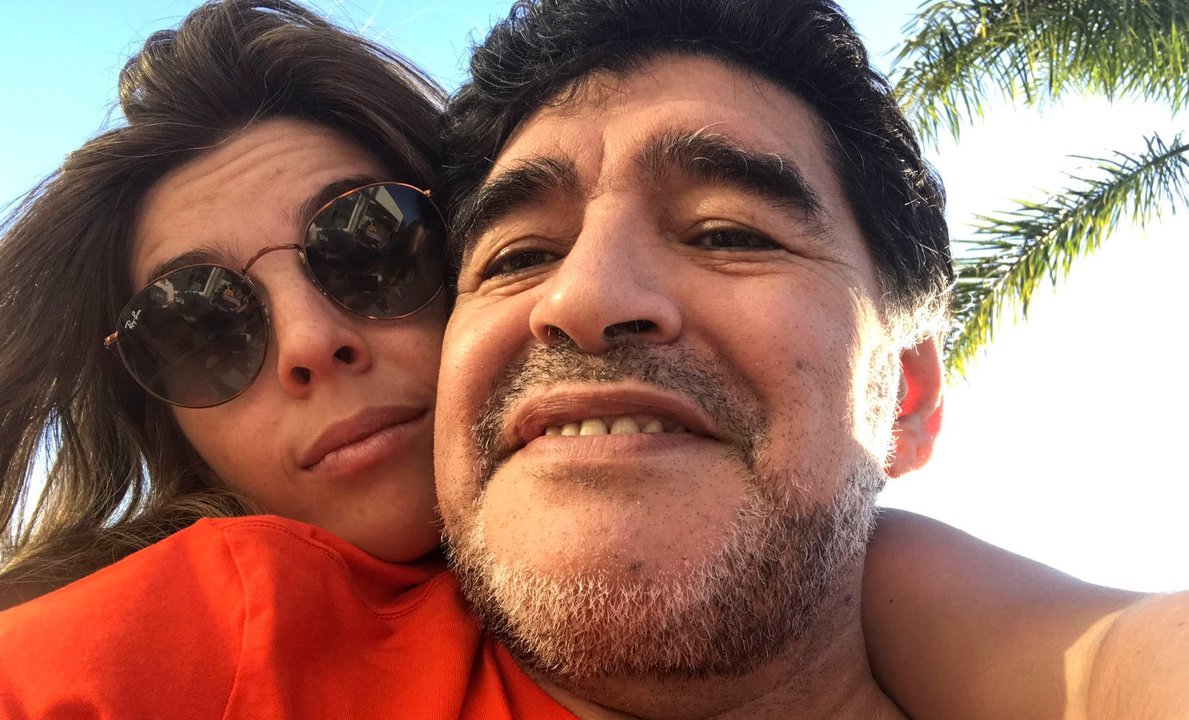 Diego Maradona durante su última etapa de vida, en primer plano
