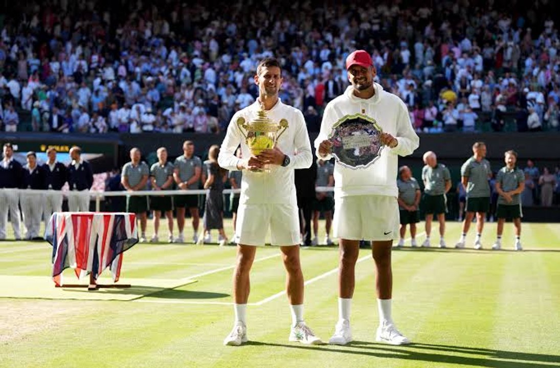 Nick Kyrgios durante un partido de tenis