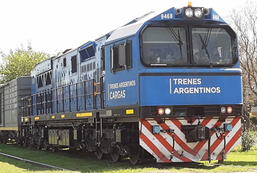 Formación de tren de carga del Belgrano Cargas