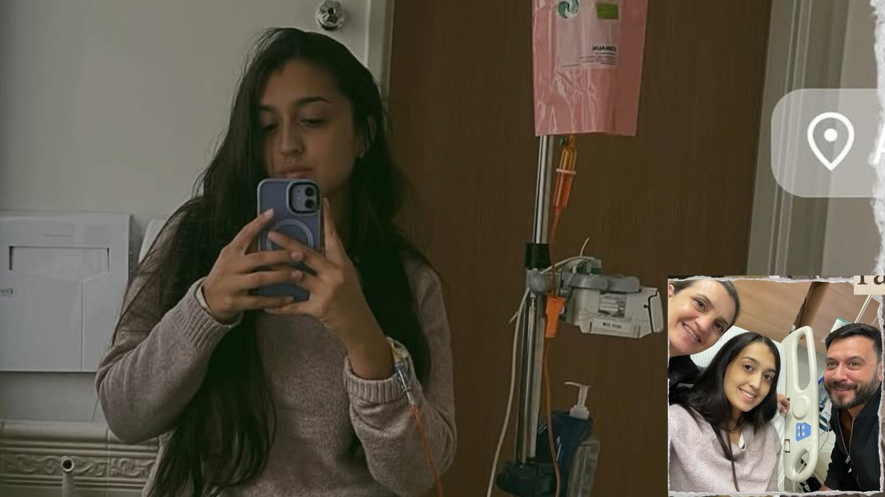 Lucas Sugo junto a su hija Florencia, quien falleció tras una enfermedad oncológica
