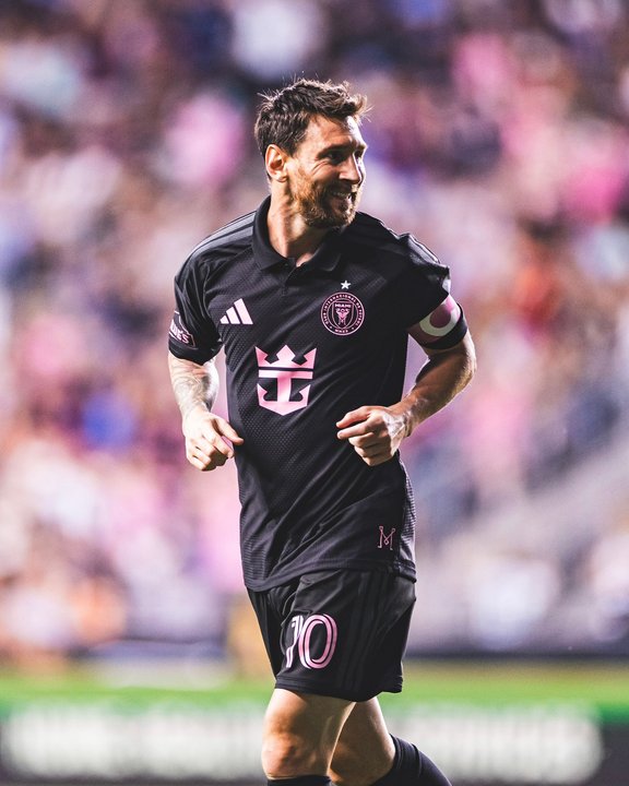 Messi anota su primer gol tras la muerte de su padre en la MLS