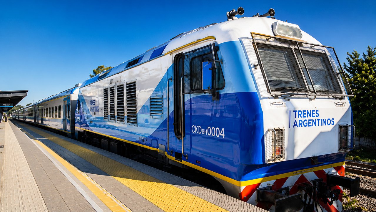 Formación del Tren Sarmiento en servicio diferencial