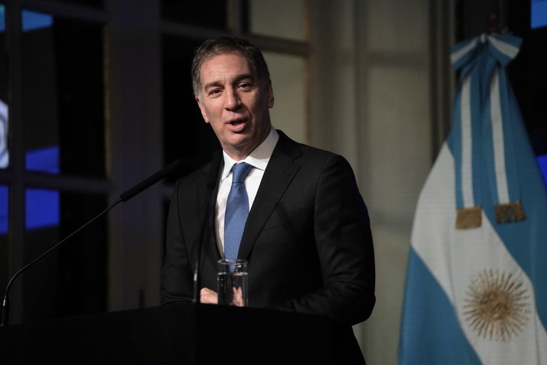 Diego Santilli durante su exposición en el Council de las Américas
