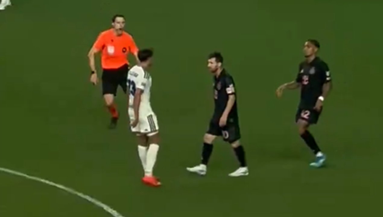 Lionel Messi en el partido entre Inter Miami y Philadelphia Union