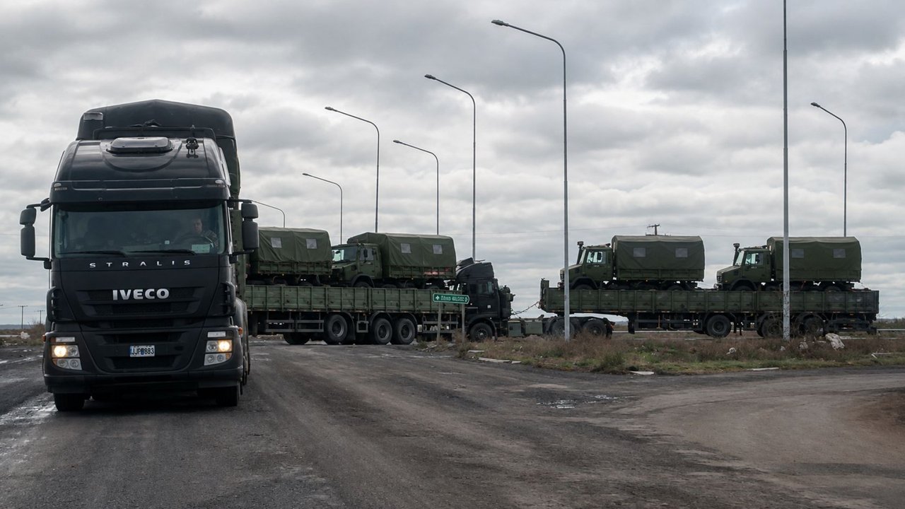 Vuelven los camiones Unimog al Ejército Argentino: así llegaron los U4000 a Neuquén
