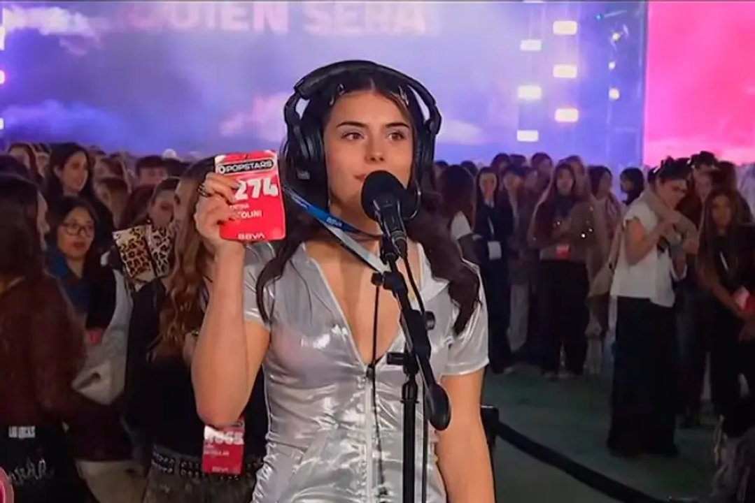 Valentina, hija de Mario Pergolini, durante su audición en Popstars